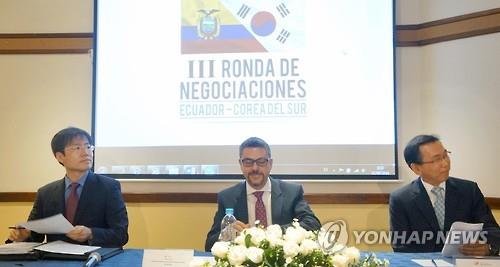 S. Korea, Ecuador to resume official talks for trade deal in 6 years
