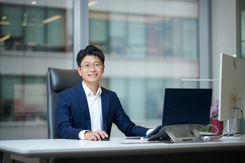 SK Signet Inc. CEO Shin Jung-ho poses in this photo provided by the company on Feb. 24, 2023. (PHOTO NOT FOR SALE) (Yonhap) 