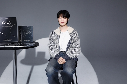 Jimin, a member of the K-pop supergroup BTS, is in this photo provided by BigHit Music on March 24, 2023. (PHOTO NOT FOR SALE) (Yonhap)