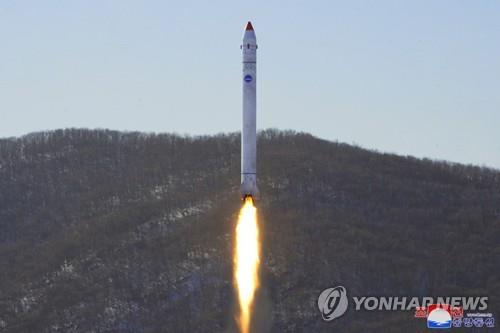 North Korea's National Aerospace Development Administration (NADA) conducts "an "important final-stage test" at Sohae Satellite Launching Ground, Cholsan, North Pyongan Province, for the development of a reconnaissance satellite on Dec. 18, 2022, in this photo released by the North's Korean Central News Agency the next day. (For Use Only in the Republic of Korea. No Redistribution) (Yonhap)