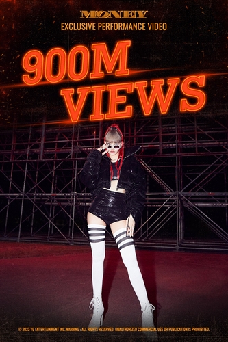 BLACKPINK member Lisa's 'Money' performance video tops 900 mln YouTube views