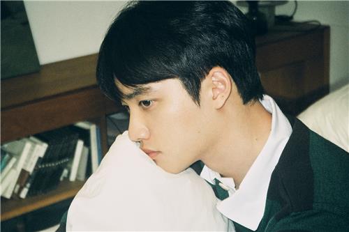 EXO member D.O. is seen in this photo provided by his agency SM Entertainment. (PHOTO NOT FOR SALE) (Yonhap) 