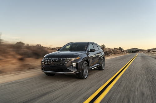 Hyundai Tucson 2022 N Line. (Photo fournie par HMA. Revente et archivage interdits) 