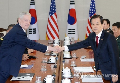 韓米国防長官　ＴＨＡＡＤ配備用地確保を評価