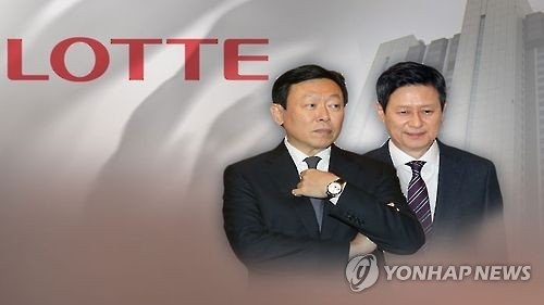 あすロッテ創業家の初公判　グループ会長ら出廷＝韓国