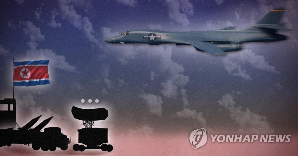 Ｂ１Ｂの出撃時に北朝鮮は対応措置を取れなかったとされる（イメージ）＝（聯合ニュース）