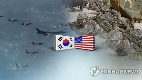 韓米の軍当局が合同演習の中止を決めた（コラージュ）＝（聯合ニュースＴＶ）