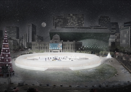 ソウル広場のスケート場　２１日オープン＝モバイル決済で料金割引