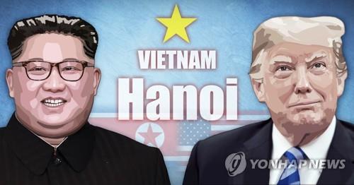 金委員長（左）とトランプ大統領＝（聯合ニュース）