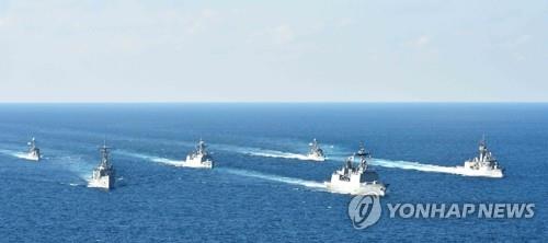 韓国とオーストラリア海軍　３１日まで合同訓練