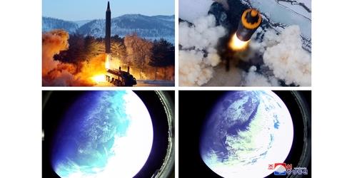北朝鮮　中距離弾道ミサイル「火星１２」発射を報道