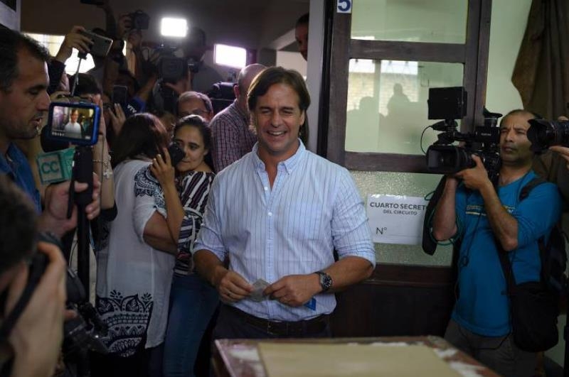 우루과이 중도우파 야당의 루이스 라카예 포우 후보 [브라질 뉴스포털 UOL]