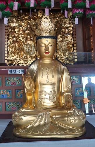 상주 남장사 관음선원 목조관음보살좌상