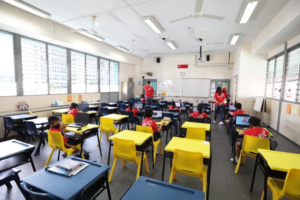 싱가포르 교실 모습