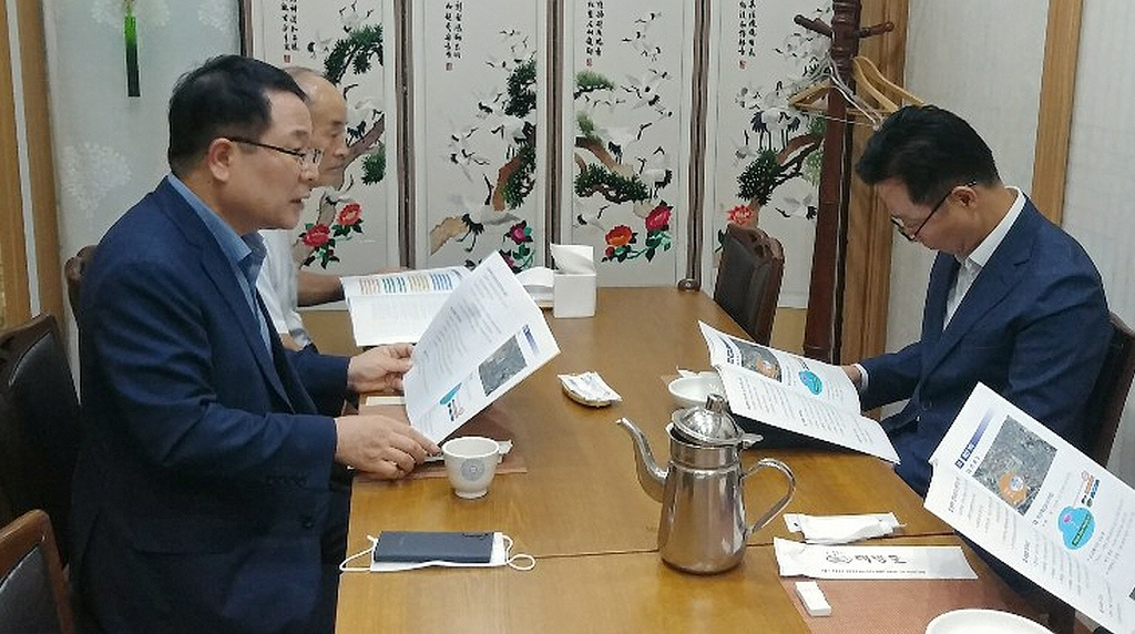 농업정책보험금융원 방문한 정헌율 익산시장