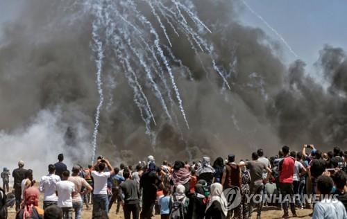 가자지구의 팔레스타인 시위