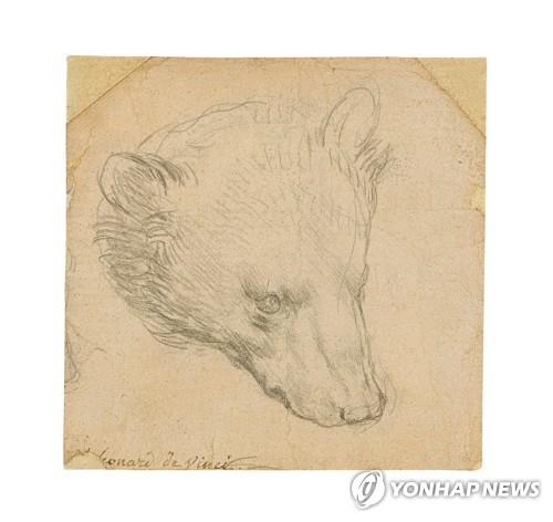 다빈치의 '곰의 머리' 경매에…낙찰가 최고 187억 전망