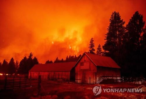 미 산불 위기에 캘리포니아주 모든 국유림 임시 폐쇄
