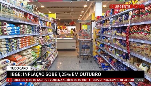 물라 급등세 소식을 전하는 브라질 TV