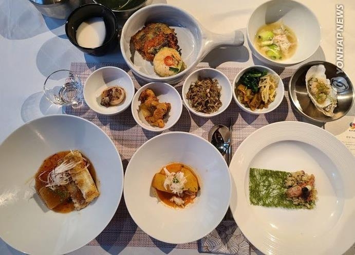 홍콩 한국수산식품 요리 홍보행사 '셰프 테이블'