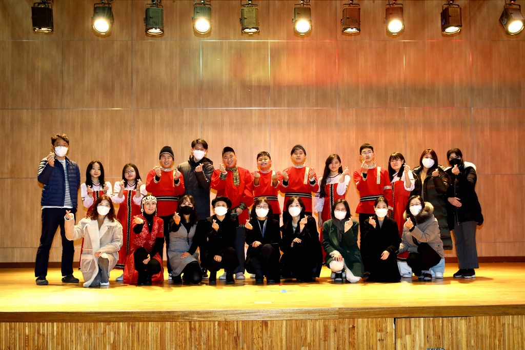 교내 뮤지컬 '수크라이'에 참여한 안산 성안중학교 학생들. [성안중학교 제공]