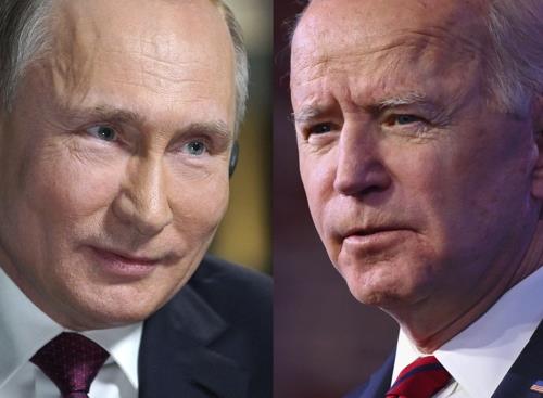 블라디미르 푸틴 러시아 대통령(왼쪽)과 조 바이든 미국 대통령