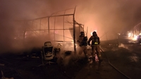 부산 강서구 비닐하우스 화재…5천만원 재산 피해