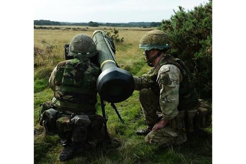 영국이 우크라이나에 제공한 것으로 추정되는 대전차미사일 체계[영국 정부 홈페이지 캡처. DB 및 재판매 금지]