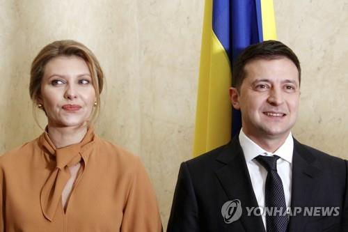 2019년 에스토니아를 방문한 젤렌스키 우크라이나 대통령 부부