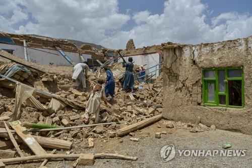 탈레반 "강진 수색 작업 종료" 선언…가옥은 1만채 부서져(종합2보)