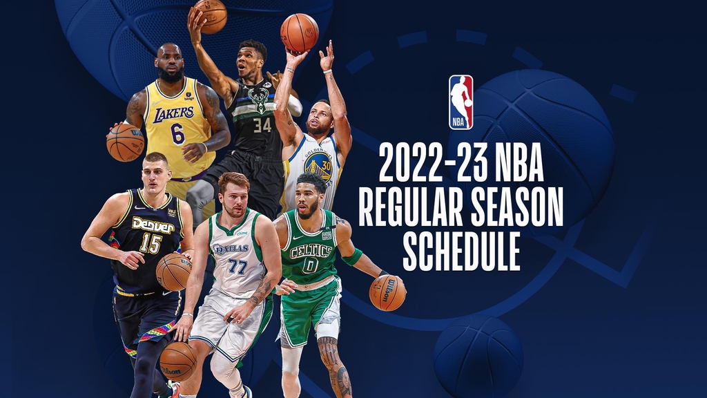 2022-2023시즌 일정을 공개한 미국프로농구(NBA)