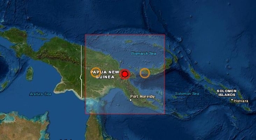 파푸아뉴기니 동부서 7.6 강진…쓰나미 경보 해제(종합)