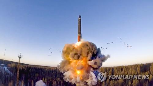 러시아의 대륙간탄도미사일(ICBM) 시험 발사