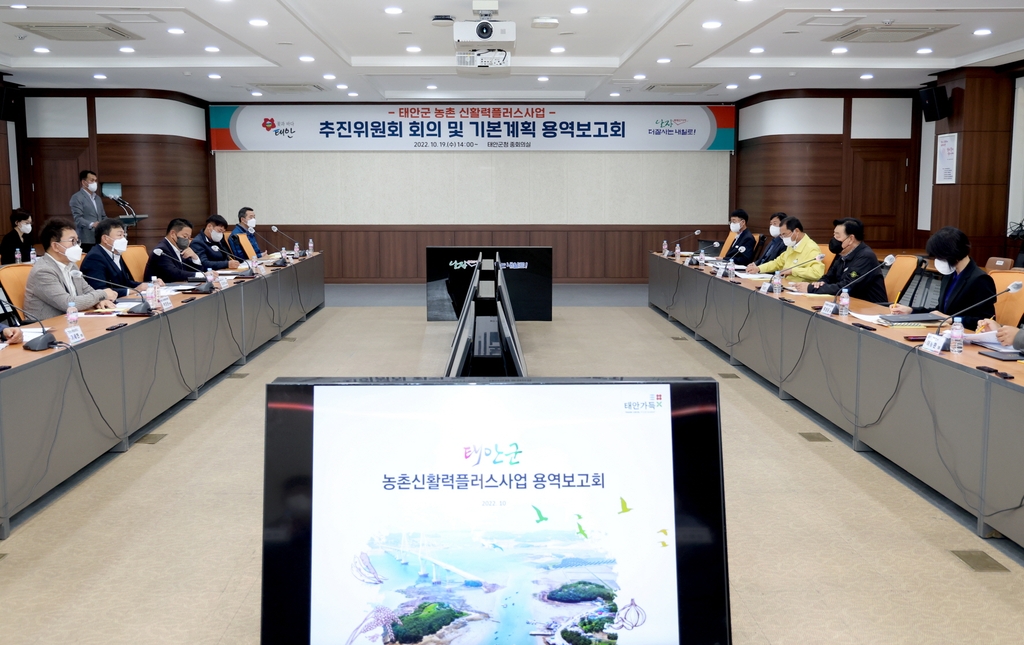 농촌 신 활력 플러스 사업 용역보고회