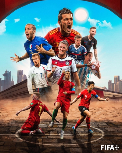 [월드컵] 손흥민, FIFA가 인정한 빛나는 7번…'베컴·호날두 등과 나란히'