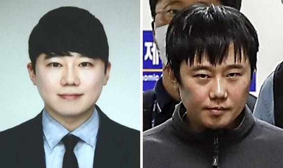 '신당역 살인사건' 전주환의 증명사진(왼쪽)과 검찰 이송 모습