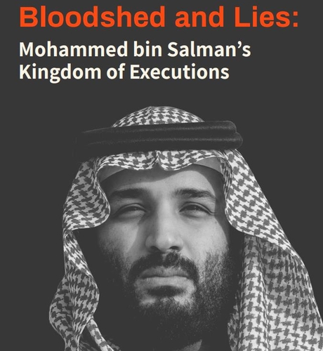 보고서 '학살과 거짓말: 무함마드 빈살만의 사형왕국'
