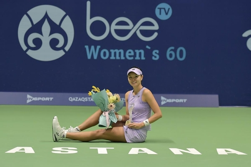 장수정, 카자흐스탄 국제 테니스대회 여자 단식 우승