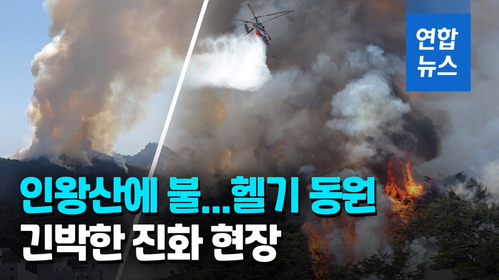 [영상] 서울 인왕산 불…홍제동 개미마을 등 대피 안내 - 2