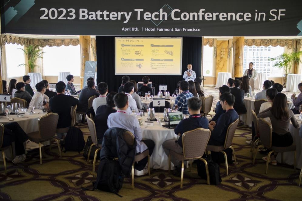 LG에너지솔루션이 8일(현지시간) 미국 샌프란시스코에서 글로벌 인재 채용 행사 BTC(Battery Tech Conference)를 개최했다.[LG에너지솔루션 제공. 재판매 및 DB 금지]