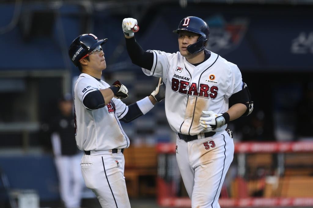 홈런 1위로 치고 나간 두산 양석환