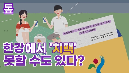 [톺뉴스] 한강에서 치킨에 맥주 한잔…앞으로 못 할 수도 있다?
