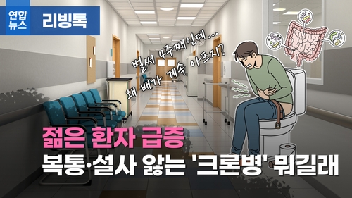 [리빙톡] 젊은 환자 급증…복통·설사 앓는 '크론병' 뭐길래