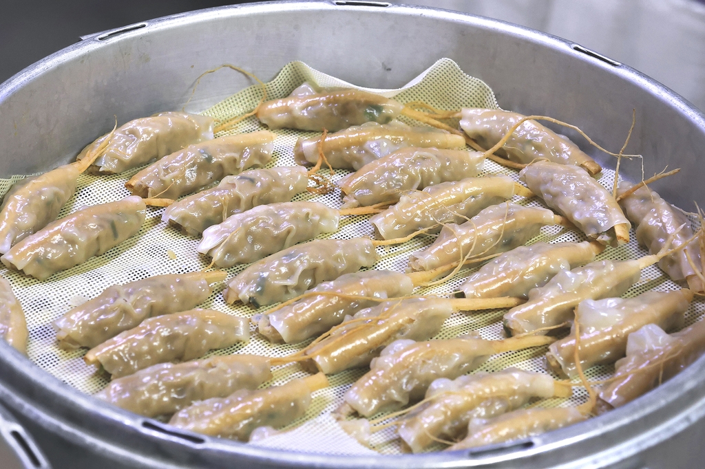인삼갈비 마늘만두 [사진/성연재 기자] 
