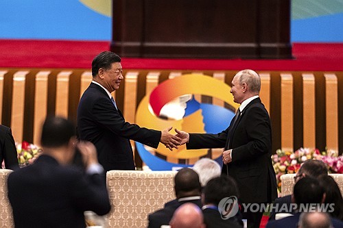 시진핑 중국 국가 주석과 푸틴 러시아 대통령