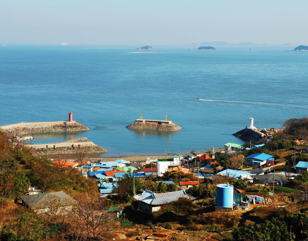 안산 풍도항 전경