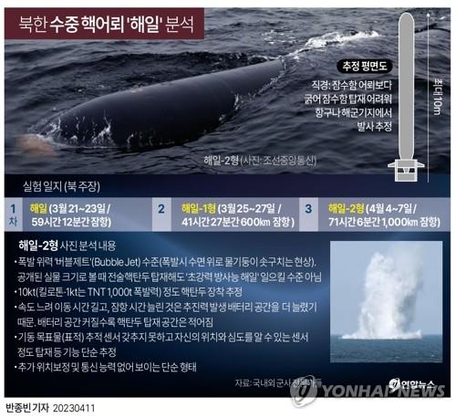 [그래픽] 북한 수중 핵어뢰 '해일' 분석