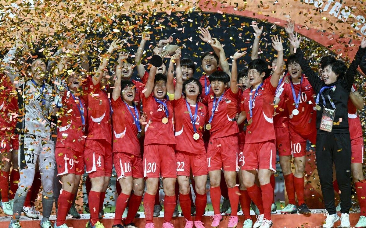 북한, 여자축구 U-20 아시안컵 우승