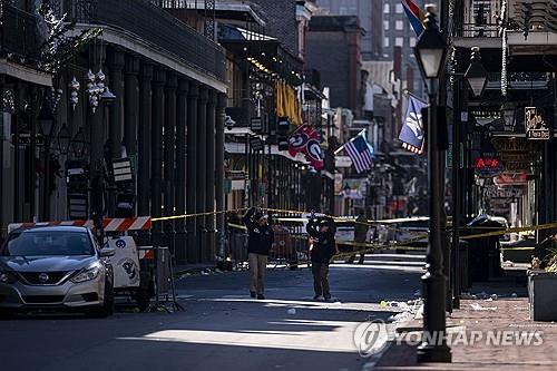 뉴올리언스 차량돌진 테러현장