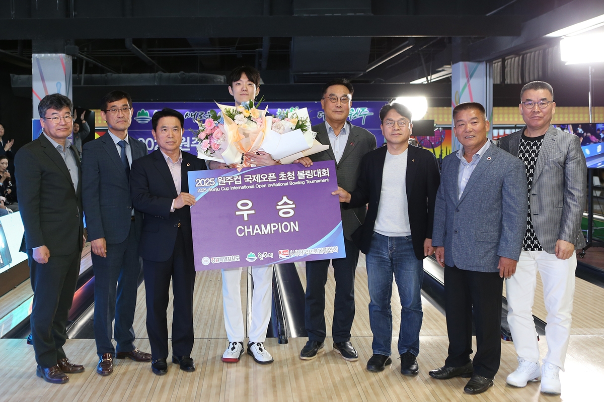 이승훈, 2025 원주컵 국제오픈 초청 볼링대회 우승